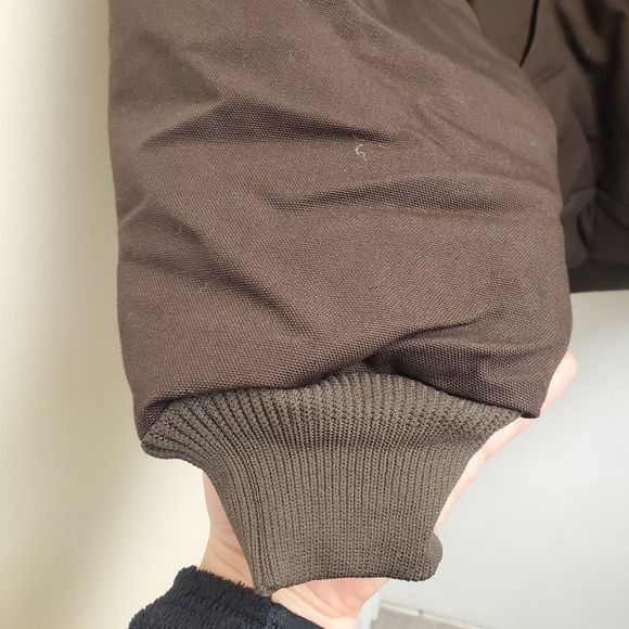 🤩New with tags vintage carhartt fleece lined canvas brown Jacket size men's XL - Picture 4 of 7